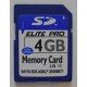 CARTE MEMOIRE SDHD CARD 4 Go